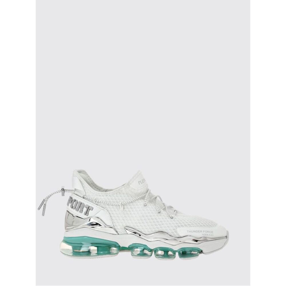 Plein Sport Men Two-Tone Mesh Low-Top Trainers Plein Sport With Cushioned Sole